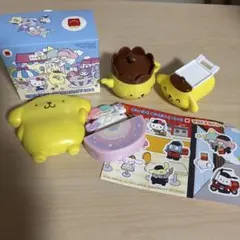 ポムポムプリン ハッピーセット 4点セット　サンリオ　マック週末限定シール