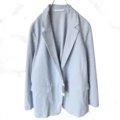 ユニクロ UVカットジャージージャケット ライトブルー 3XL 大きいサイズのサムネイル