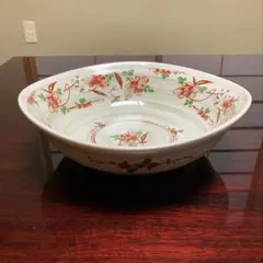366. 八角鉢 白磁 色絵 花鳥文 梅花図 深鉢 菓子鉢 366. 八角鉢 白磁 色絵 花鳥文 梅花図 深鉢 菓子鉢 | Mercari