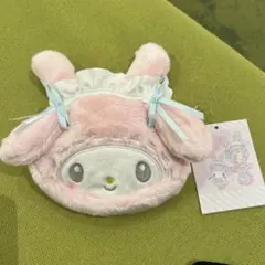 マイメロ　サンリオ　メゾピアノ　ベリエちゃん　コラボ　フェイス形ポーチ
