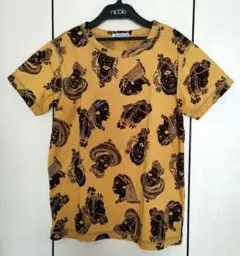 NICOLE CLUB 半袖Tシャツ総柄 マスタードのサムネイル