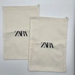 ZARA ショップ袋 巾着袋 2枚セットのサムネイル