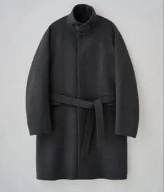 美品】COMOLI ウール ショールカラー コート カーキ 2 - メルカリ