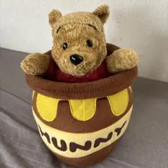 くまのプーさん ハニーポットぬいぐるみ おやすみメロディー