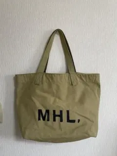 MHL. キャンバス トートバッグ カーキのサムネイル