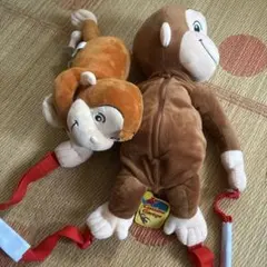 おさるのジョージ ぬいぐるみセット　ぬいぐるみリュック