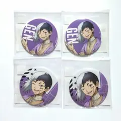 ドクターストーン まるくじ 缶バッジ あさぎりゲン