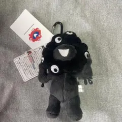 黒ミャクミャク 万博限定 黒ミャクミャク カラビナ ブラック 立ち