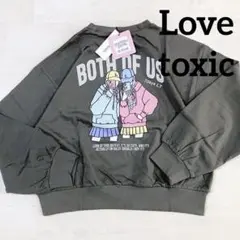2025AW 新作 Lovetoxic バックガールズトレーナー　160 CH