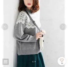 アースミュージック&エコロジー ニット