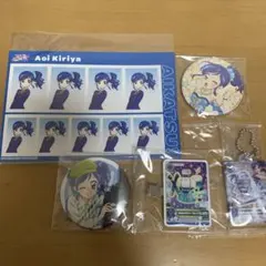 アイカツ 霧矢あおい 缶バッジ ガチャ ヘアクリップ