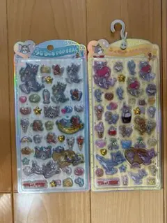 【正規品】トムとジェリー うるちゅるポップシール 2枚セット