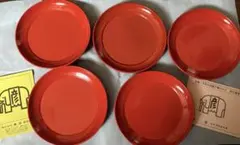 輪島塗り　象彦　菓子皿　5枚セットのサムネイル