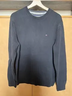 TOMMY HILFIGER BLACK セーター L