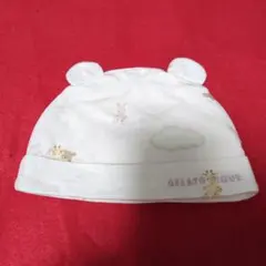 ジェラートピケ　ベビー帽子