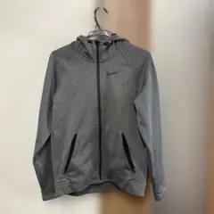 Nike DRI-FIT グレー フルジップパーカー M