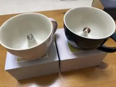 figurine mug セット　犬猫