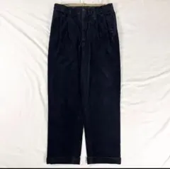 W33L30 ポロバイラルフローレン コーデュロイパンツ 太畝コーズ ネイビー