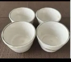 切立小鉢　刷毛目筋　業務用食器　4個　【未使用品】