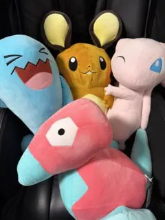 新品タグ付 めちゃもふぐっとぬいぐるみ ポケットモンスター ポケモン 4点セット
