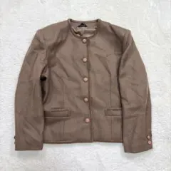 ブリッジハイ ノーカラージャケット スーツ フォーマル エレガント ブレード L