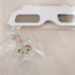 ちいかわパーク めじるしアクセサリー うさぎ、3Dメガネちいかわ