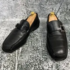 サルヴァトーレフェラガモ ローファー ガンチーニ ブラック レザー