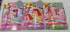 アイカツオンパレード！ ピンクマーチングコーデ3枚セット 虹野ゆめ