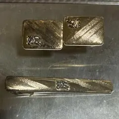 ✨バーバリーロンドン✨ネクタイピン✨カフスセット✨2点✨シルバー銀925 23g