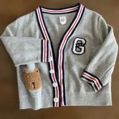 GAP グレー カーディガン 18-24ヶ月