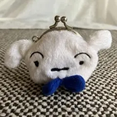 【新品・ヴィンテージ】クレヨンしんちゃん　シロ　がまぐちストラップ