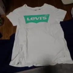 Levi's ホワイト Tシャツ サイズM 【希少】緑のプリントロゴ リーバイスのサムネイル