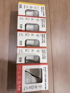 IKEA RYET LED電球 400〜600lm E26 5個セット