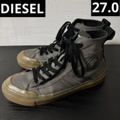 【人気】DIESELハイカットスニーカー　27.0