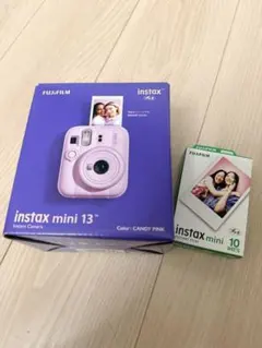 チェキ instax mini 13 FROՏTBLUE フィルム 電池 セット - メルカリ