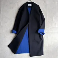 ENFOLD 】エンフォルド ウールリバーノーカラーコート 36 - メルカリ