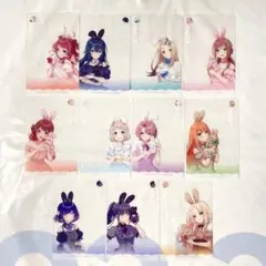 GIGO 限定 学園アイドルマスター クリアカード ノベルティ セミコンプリート