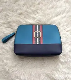 【ESTEE LAUDER】未使用 ノベルティポーチ ブルー 非売品