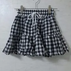 新品 Narcissus ナルシス チェック フレア ミニスカートのサムネイル