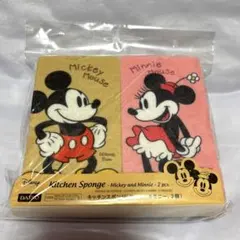 ディズニー　ミッキー　ミニー　キッチンスポンジ　２個セットのサムネイル