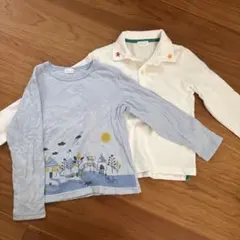 コンビミニ　110 キッズ　長袖カットソー2点セット