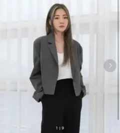 UNE MANSION グレー ジャケット FREEサイズ