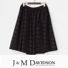 ☆お値下げ☆J & M DAVIDSON レース高級フレアスカート 黒　サイズ8のサムネイル