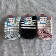 POAC Kids ベビー靴下 3足セット 13-18cm