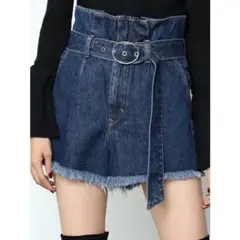 EMODA エモダ　ハイウエストショートパンツ　デニムショーパン