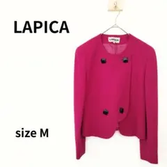LAPICA　ノーカラージャケット　ピンク　９号　2207