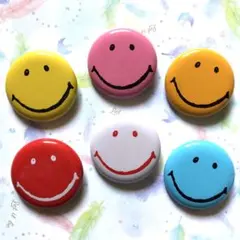 昭和レトロ スマイルマーク ニコちゃんマグネット5個 - メルカリ