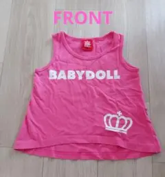 BABYDOLL　タンクトップ ノースリーブ　90cm