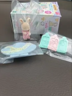 シルバニアファミリー　家具コレクション　ゆめいろ　みるくウサギの小さい赤ちゃん