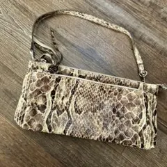gianni chiarini パイソン柄　ミニバッグ　財布